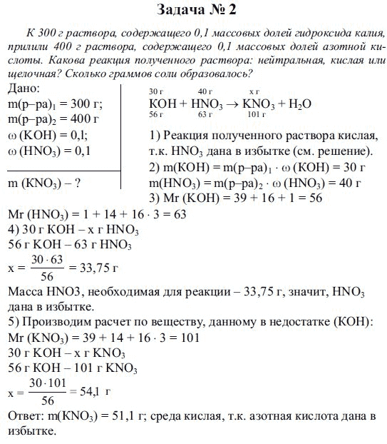 Практическая 2 химия 9 класс габриелян