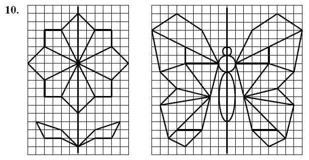 Построй симметричный рисунок. Симметричные фигуры. Симметрия в рисовании. Симметричная фигура 2 класс по клеточкам. Симметричный рисунок для вышивки.