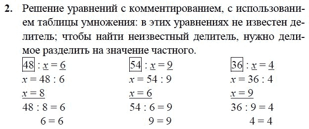 Технологическая карта по математике 2 класс школа россии уравнение