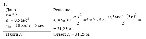 Физика 9 класс упражнение номер 9