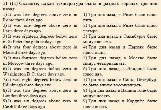 Проект о погоде на английском языке для 6 класса