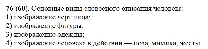 Описание внешности 7 класс русский